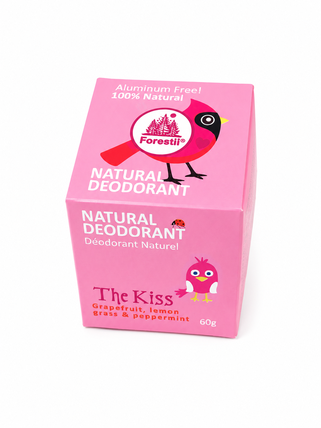 The Kiss - 60g: Pink Grapefruit, Lemon Grass and Peppermint scent - Forestii